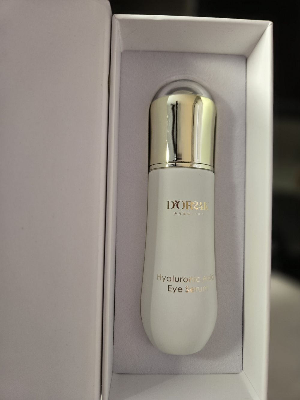 NIB D'OR24K Prestige Hyaluronic Acid Eye Serum 1.35oz MSRP $525